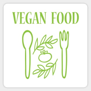 Vegan Food Sticker